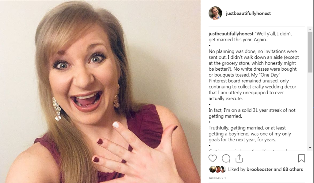 I didn't get married this year (again): A single girl's year in review | Singleness Quotes | New Years Inspiration | Following God | Year in Review | justbeautifullyhonest.com