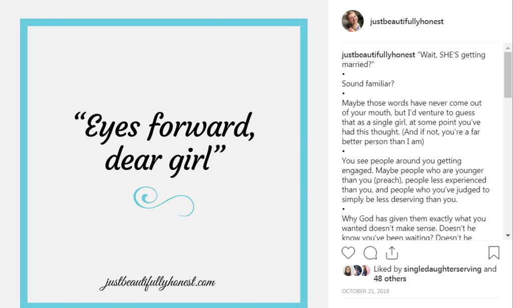 "Wait, SHE'S Getting Married?": Encouragement for When Jealousy Takes Hold | Singleness Quotes | Jealousy | Singleness | Hope in Singleness | Singleness Advice | justbeautifullyhonest.com